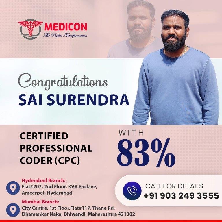 cpc certification passed student